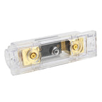Car Audio Fuse Holder Insurance 100A Car Audio Fuse Holder Car Auto Fuse Holder Blade Fuse Holder, 1 in 1 Way 100A