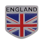 England Flag Style Metal Car Sticker, England Flag