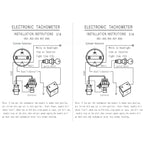 B3076 3.75 inch 12V Car Modified Tachometer, B3076