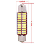 2 PCS 41mm 2W 240LM White Light 24 LED SMD 4014 Error Free License Plate Lights Car Light Bulb, 41mm