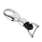 Car Metal Key Holder With Two Rings, Key Holder With Two Rings(Black), Key Holder With Two Rings(Brown)