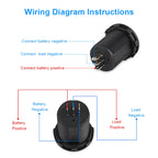 B3613  IP67 Waterproof Car Modification 4.5-30V Voltmeter + Ammeter, B3613
