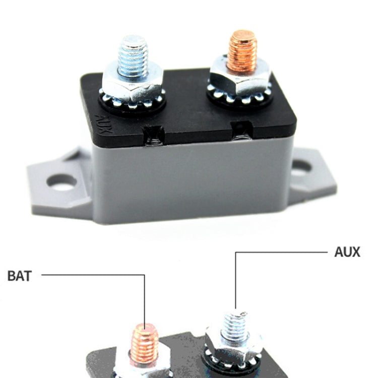 F3088-30A 30A Manual Reset Circuit Breaker Double Short Legs with Bolt 12/24V, 30A