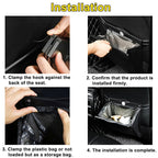 Car Multifunctional LED Design Hanging Folding Garbage Bin Storage Box