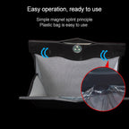 Car Multifunctional LED Design Hanging Folding Garbage Bin Storage Box