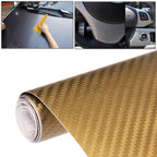 Car Decorative 3D Carbon Fiber PVC Sticker, Size: 152cm x 50cm