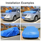 Anti-Dust Anti-UV Heat-insulating Elastic Force Cotton Car Cover for SUV, Size: M, 4.46m~4.77m, Size: M, 4.46m~4.77m