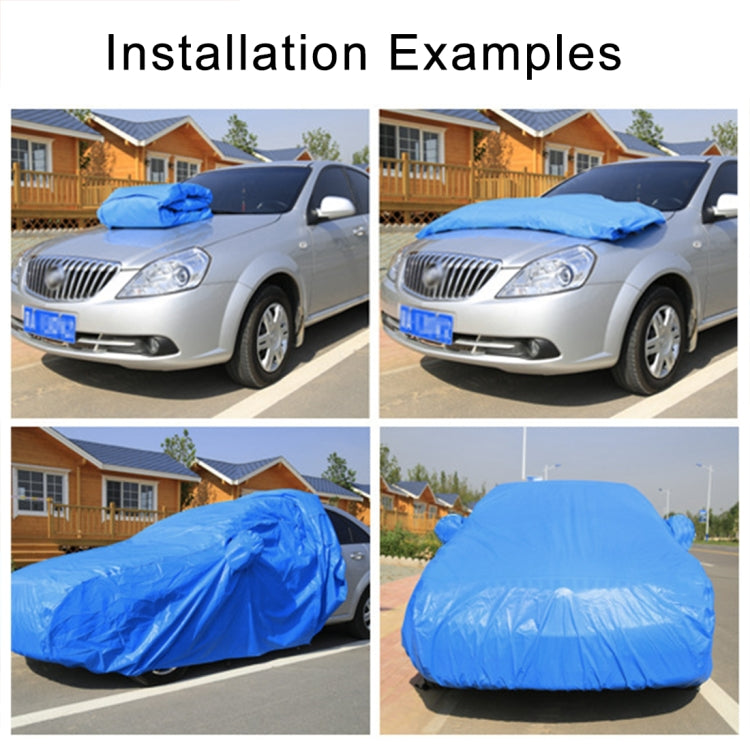 Anti-Dust Anti-UV Heat-insulating Elastic Force Cotton Car Cover for SUV, Size: M, 4.46m~4.77m, Size: M, 4.46m~4.77m