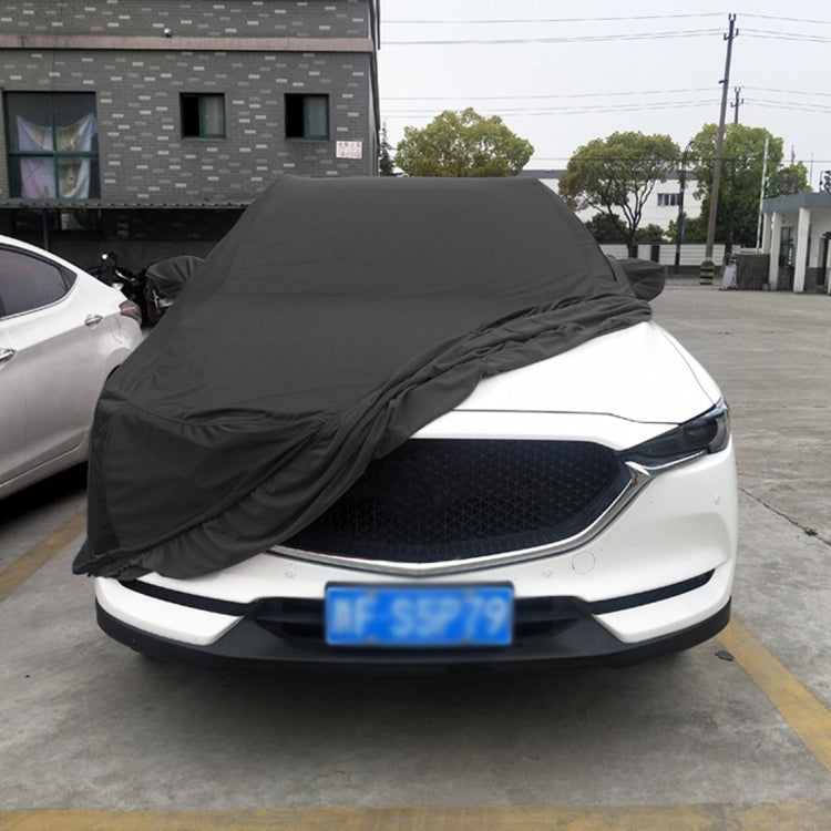 Anti-Dust Anti-UV Heat-insulating Elastic Force Cotton Car Cover for SUV, Size: M, 4.46m~4.77m, Size: M, 4.46m~4.77m