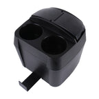 SHUNWEI SD-1605 Multifunction 3 in 1 Car Cup Holder Drink Bottle Can Garbage Can Portable Vehicle Trash Can Bin Rubbish Bin Organizer, SD-1605 Black, SD-1605 Khaki