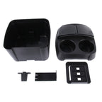 SHUNWEI SD-1605 Multifunction 3 in 1 Car Cup Holder Drink Bottle Can Garbage Can Portable Vehicle Trash Can Bin Rubbish Bin Organizer, SD-1605 Black, SD-1605 Khaki