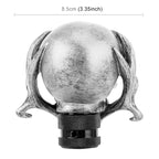 Universal Vehicle Car Creative Skull Double Heads Shaped Shifter Cover Manual Automatic Gear Shift Knob, Double Heads Shaped (Silver), Double Heads Shaped (Bronze), Double Heads Shaped (Beige)