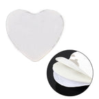 Heart Shape Car Metal Body Decorative Sticker, Heart Shape (Red), Heart Shape (Silver)