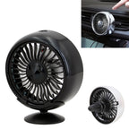 Multi-function Portable Car Air Outlet Sucker Electric Cooling Fan, Multi-function (Black), Multi-function (Silver)
