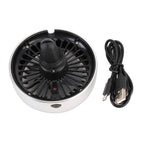Multi-function Portable Car Air Outlet Sucker Electric Cooling Fan, Multi-function (Black), Multi-function (Silver)