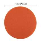 2 PCS Car Wax Sponge Round Shape Sponge High-density Waxing Sponge，Size:18.5 x 18.5cm, 18.5 x 18.5cm