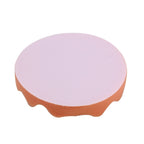 2 PCS Car Wax Sponge Round and Wavy Shape Sponge High-density Waxing Sponge，Size:15 x 15cm, 15 x 15cm