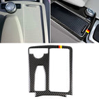 Car German Flag Carbon Fiber Left Drive Gear Position Panel Decorative Sticker for Mercedes-Benz W204 2007-2013 / W212 2010-2012 , Left Drive Gear Position (German Flag)