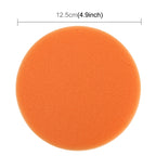 2 PCS Car Wax Sponge Round Shape Sponge High-density Waxing Sponge，Size:12.5 x 12.5cm, 12.5 x 12.5cm