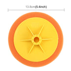 Polishing Disc Car Polishing Machine Dedicated Sponge Wheel Wax Polishing Sponge Decontamination Sponge,Screw Hole Diameter:16mm, 16mm