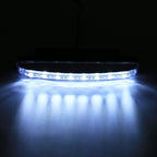 1 Pair DC9-16V 2W 120LM 7000K 8 SMD-5050-LEDs Circular Car DRL&Turn Light, 2W 120LM 7000K