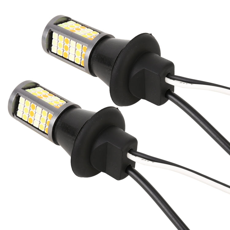 1156/BA15S DC12V 3.7W 81 SMD-3030-LEDs Three Color Car DRL&Turn Light, Length: 2m, 1156/BA15S