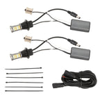 1156/BA15S DC12V 3.7W 81 SMD-3030-LEDs Three Color Car DRL&Turn Light, Length: 2m, 1156/BA15S