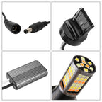 T20/7740 DC12V 3.7W 81 SMD-3030-LEDs Three Color Car DRL&Turn Light, Length: 2m, T20/7740