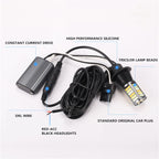 T20/7740 DC12V 3.7W 81 SMD-3030-LEDs Three Color Car DRL&Turn Light, Length: 2m, T20/7740