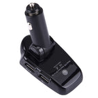 T11 Bluetooth FM Transmitter Car MP3 Player with LED Display, Support Double USB Charge & Handsfree & TF Card & U Disk Music Play Function, T11