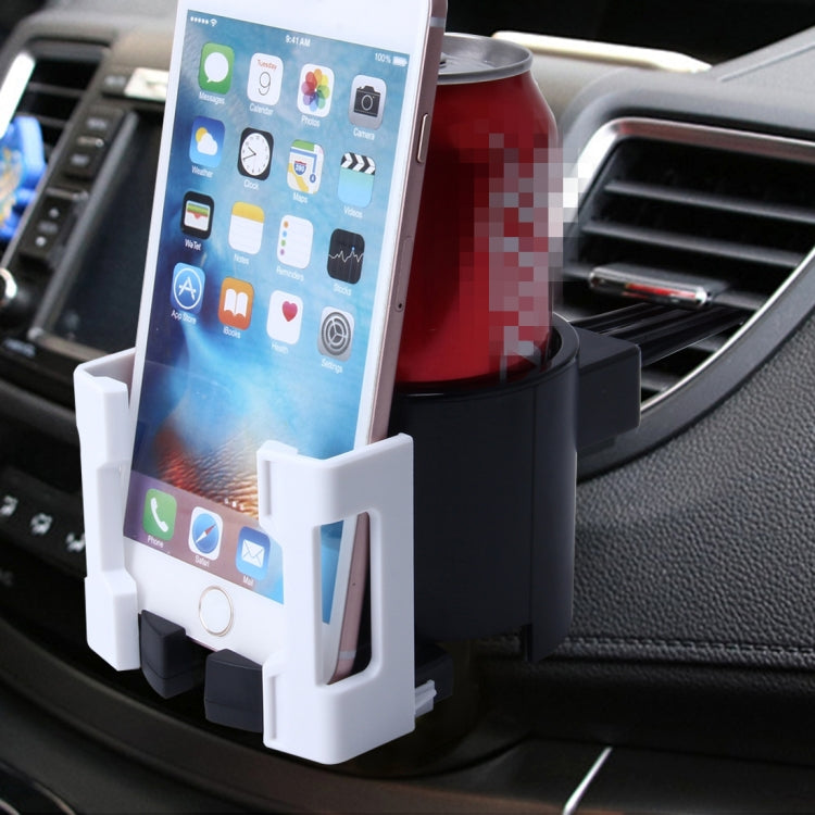 SHUNWEI SD-1026 Car Auto Multi-functional ABS Air Vent Drink Holder Bottle Cup Holder Phone Holder Mobile Mount, SD-1026(White), SD-1026(Black), SD-1026(Red)