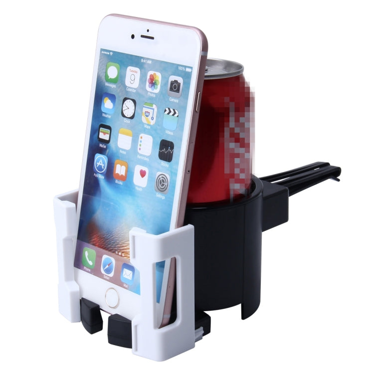 SHUNWEI SD-1026 Car Auto Multi-functional ABS Air Vent Drink Holder Bottle Cup Holder Phone Holder Mobile Mount, SD-1026(White), SD-1026(Black), SD-1026(Red)