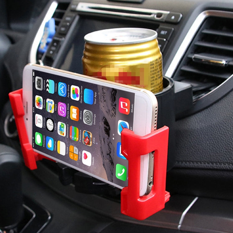 SHUNWEI SD-1026 Car Auto Multi-functional ABS Air Vent Drink Holder Bottle Cup Holder Phone Holder Mobile Mount, SD-1026(White), SD-1026(Black), SD-1026(Red)