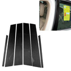 Car Carbon Fiber B Column Decorative Sticker for Mercedes-Benz W204 2007-2013, For Mercedes-Benz