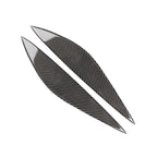 Car Carbon Fiber Light Eyebrow for Mercedes-Benz W204 Pre-Facelift 2008-2011, For Mercedes-Benz W204
