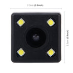 656x492 Effective Pixel HD Waterproof 4 LED Night Vision Wide Angle Car Rear View Backup Reverse Camera for Ford Edge 2015-2018, For Ford Edge 2015-2018