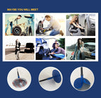 24 PCS 6mm Mushroom Nail-tyre Film Tyre Cold Patch Film Rubber Tire Repair Kit, 6mm