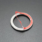 Car Carbon Fiber Soft Panel Engine Start Key Push Button Ring Trim Decorative Sticker for BMW E90 / E92 / E93  2005-2012, Soft  Ring Trim Decorative Sticker