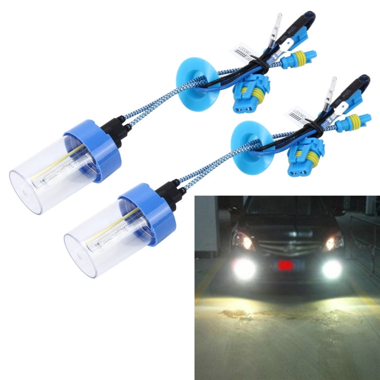 2 PCS H3 55W 5500K HID Bulbs Xenon Lights Lamps, AC 12V, H3