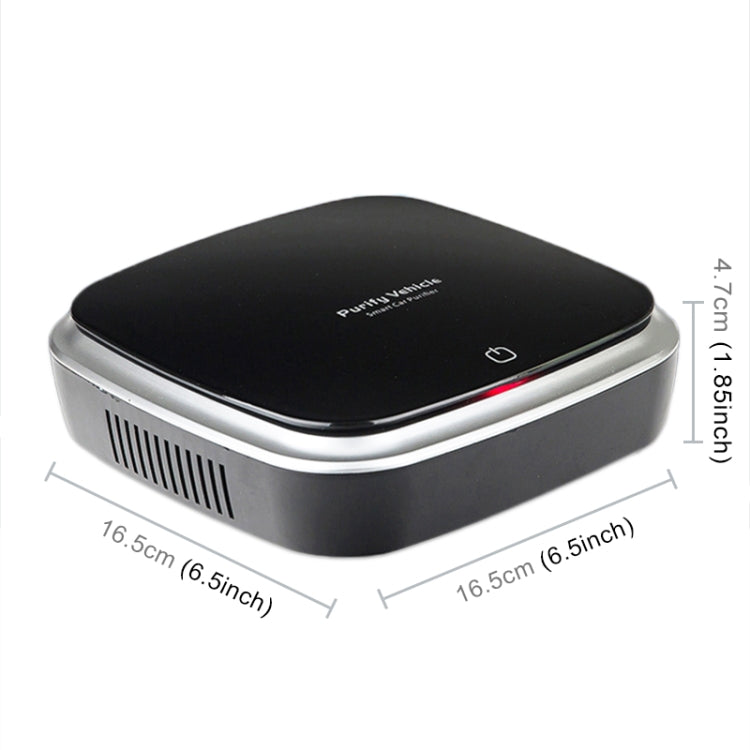 XJ-002 Car / Household Smart Touch Control Air Purifier Negative Ions Air Cleaner, XJ-002(Black), XJ-002(White)