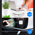 XJ-002 Car / Household Smart Touch Control Air Purifier Negative Ions Air Cleaner, XJ-002(Black), XJ-002(White)