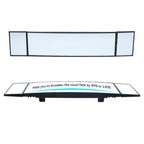 SHUNWEI Large Car Three-Fold Curve Surface Rear View Mirror Reverse Wide Angle Adjustable Angle Auxiliary Blind Area Retroreflector Reversing Wide-angle Lens, SD-2411