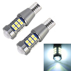 2 PCS T15 DC9-16V / 7.5W / 6000K / 600LM Car Auto Reversing Lights 27LEDs SMD-3030 Lamps, T15 DC9-16V / 7.5W