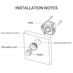 Press Type Drawer Cabinet Catch Latch Release Cupboard Door Stop Drawer Cabinet Locker for RV / Yacht / Furniture