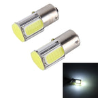 2 PCS 1156/BA15S 5W 6000K 350lm 4 COB LEDs Canbus Car Brake Light Tail Light Bulb, DC 12V, 1156