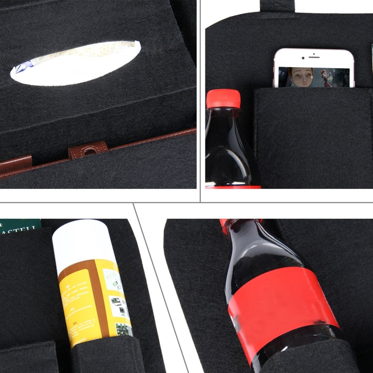 KANEED Auto Car Backseat Organizer Multi-Pocket Travel Storage Bag for Sunglass Phone Tissue Beverage Drink Can, US Stock Storage Bag, UK Stock Storage Bag, Storage Bag