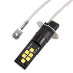 2 PCS H3 DC9-16V / 3.5W / 6000K / 320LM Car Auto Fog Light 12LEDs SMD-ZH3030 Lamps, with Constant Current, H3