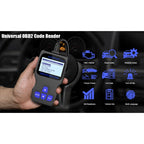 AUTOPHIX OM123 Car Portable OBD2 Scanner Car Diagnostic Tool OBD 2 Automotive Scanner EOBD Code Reader, OM123, OM123 (Orange)