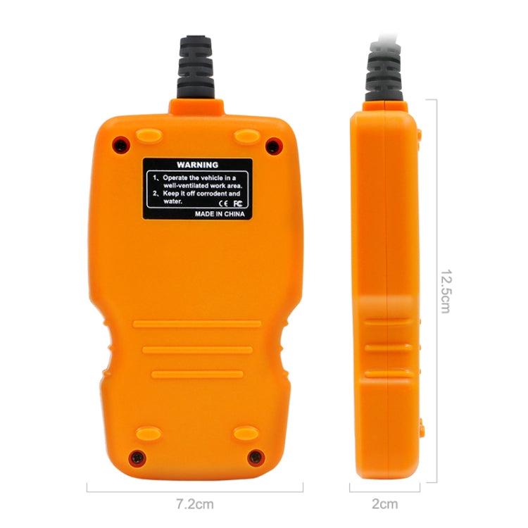AUTOPHIX OM123 Car Portable OBD2 Scanner Car Diagnostic Tool OBD 2 Automotive Scanner EOBD Code Reader, OM123, OM123 (Orange)