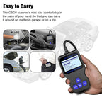 AUTOPHIX OM123 Car Portable OBD2 Scanner Car Diagnostic Tool OBD 2 Automotive Scanner EOBD Code Reader, OM123, OM123 (Orange)
